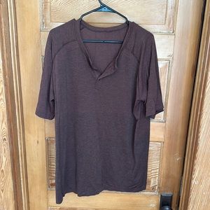 Lululemon Short sleeve button up Henley